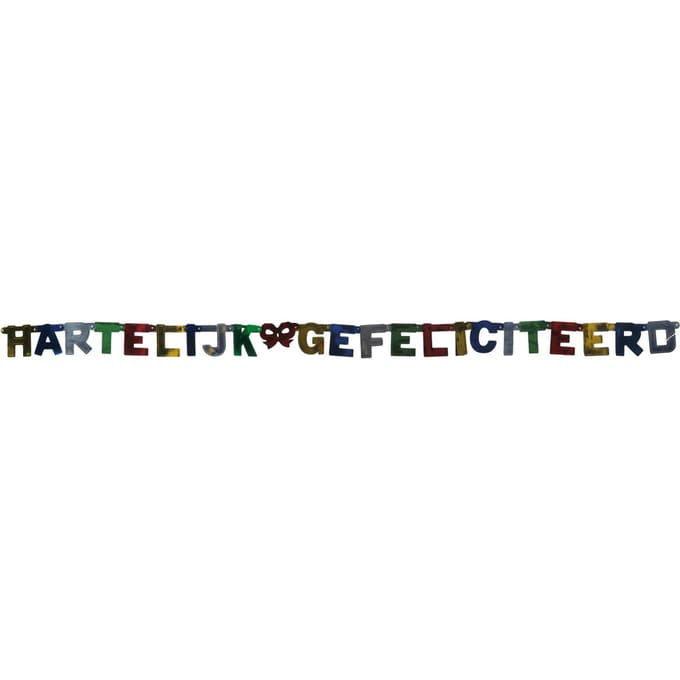 Folat - Letterslinger Hartelijk Gefeliciteerd