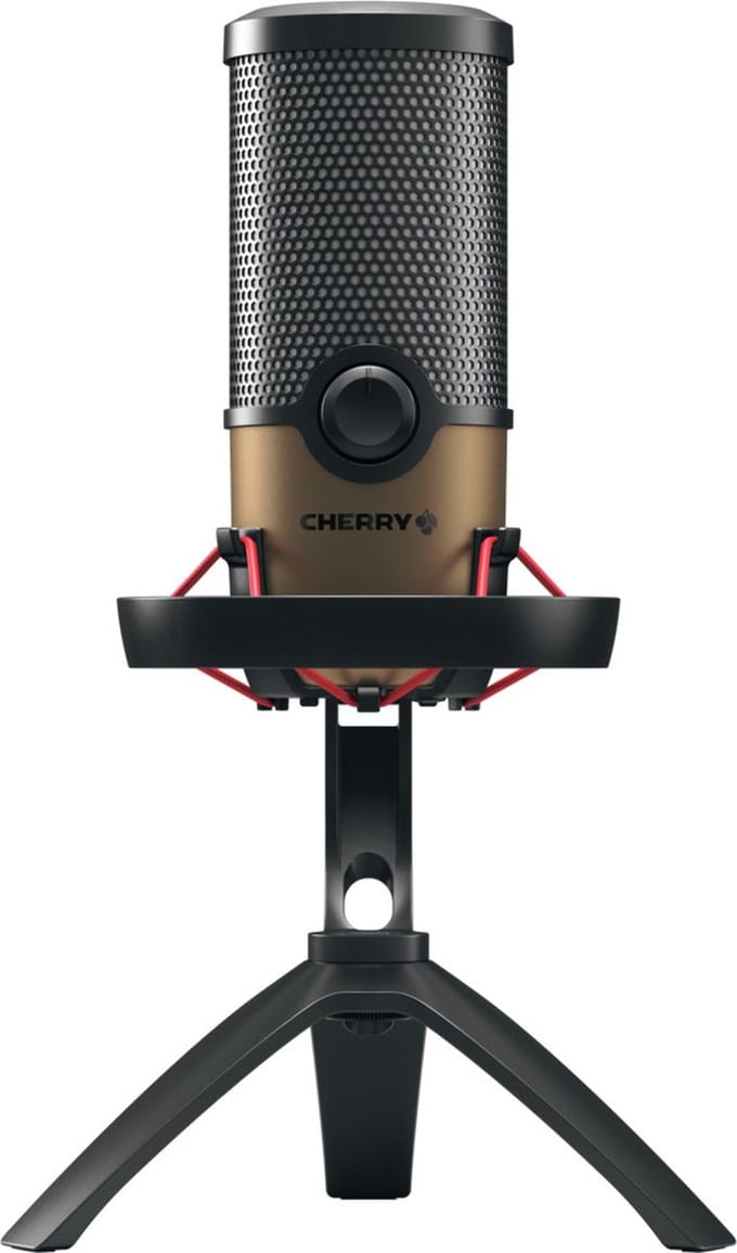 CHERRY UM 9.0 PRO RGB Zwart, Koper Tafelmicrofoon