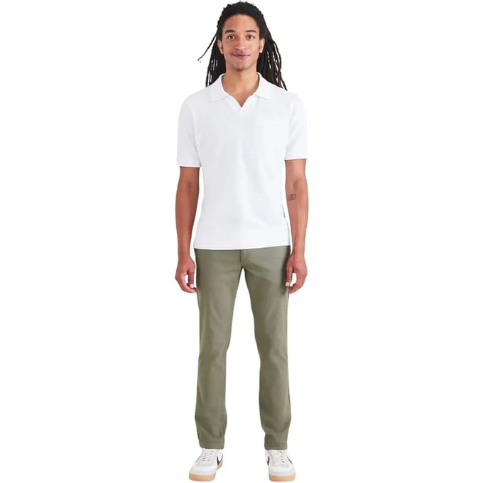 Dockers Smart 360 Flex California Chino Broek Groen 32 / 32 Man