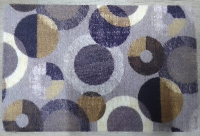 FOTAPIJT - Badmat - Bedrukte deurmat - Binnen - Termo Antislip - 40x60 cm - 6mm - Wasbaar - Polyamide