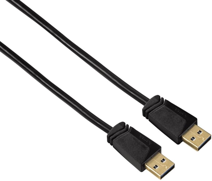 Hama 00125217 USB-kabel USB 2.0 1,8 m USB A Zwart