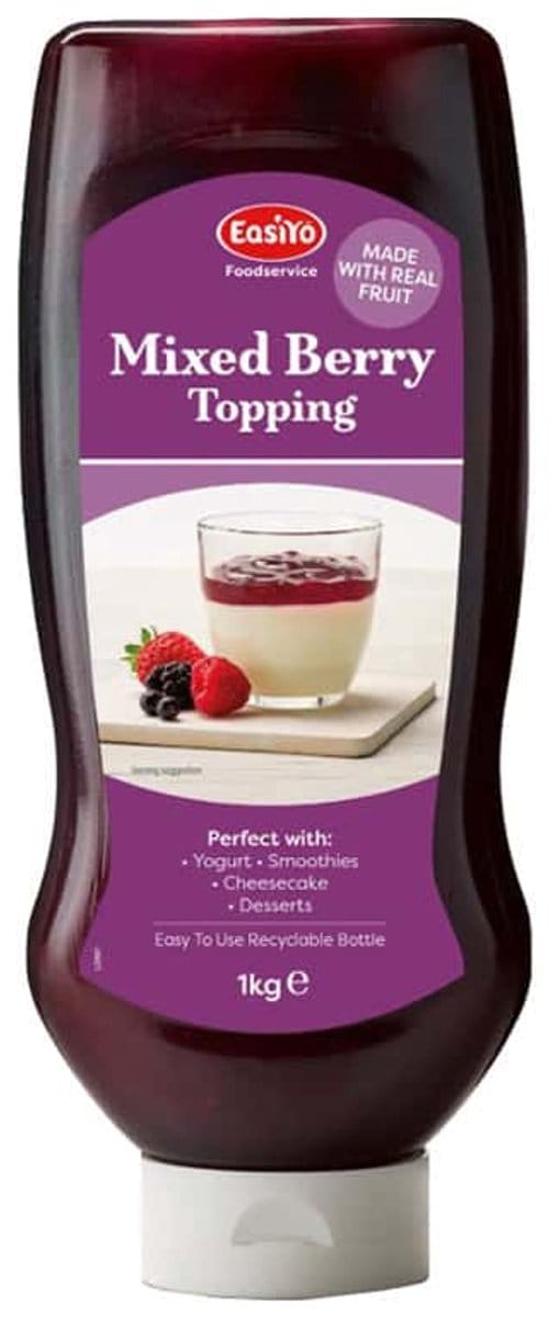 EasiYo fruit topping bessenmix van echt fruit