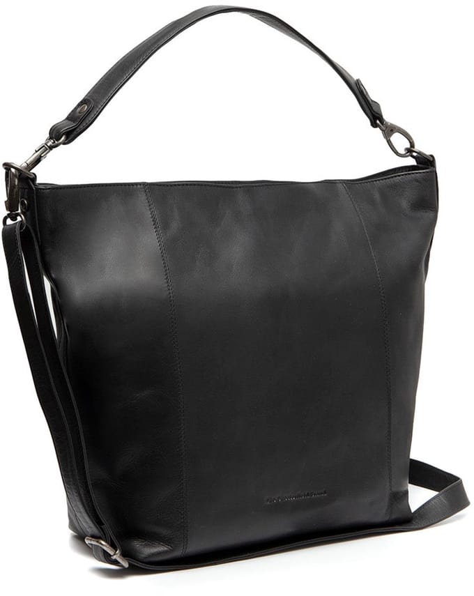 The Chesterfield Brand Zira Waxed Pull Up Schoudertas - Zwart