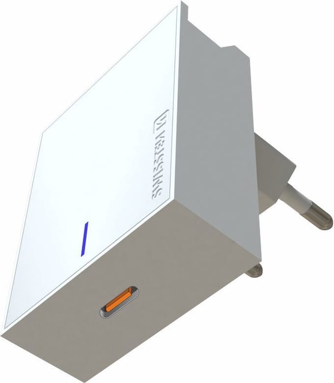 Swissten USB-C Snellader - 18W - Wit