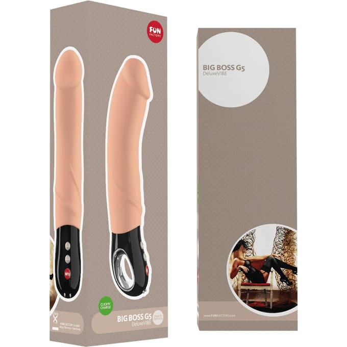 Fun Factory Big Boss G5 Vibrator - beige