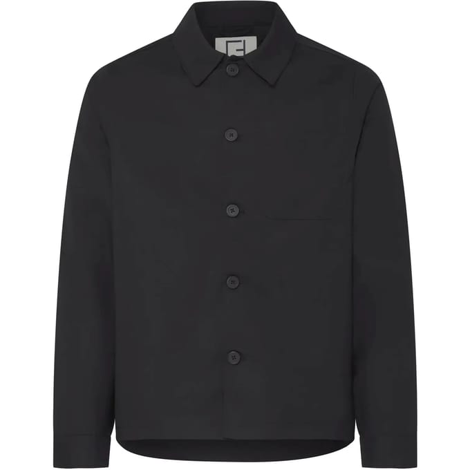 Regular fit overhemdjack met viscose, model 'Marco'