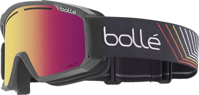 Bollé Nevada Skibril | Zwart Rood | Categorie 2