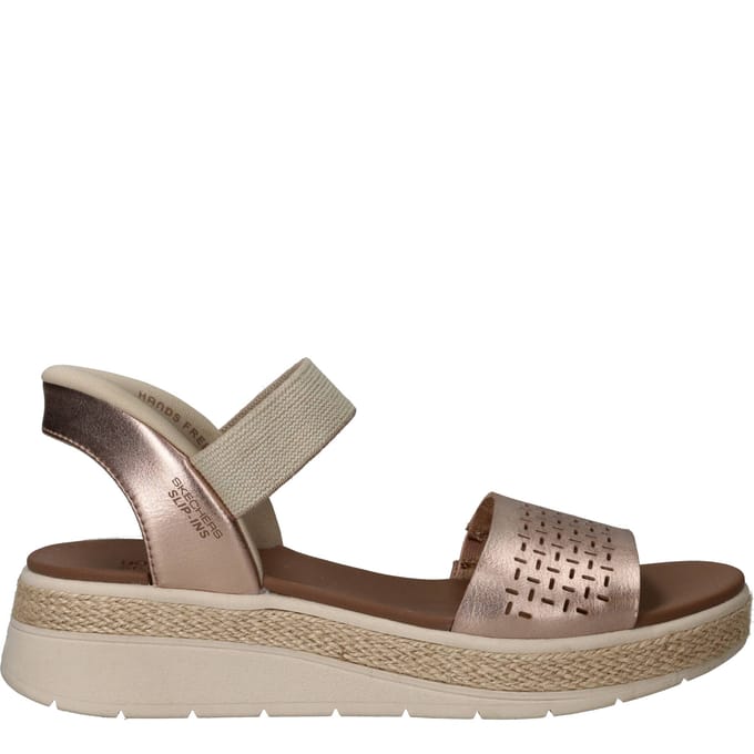 Skechers Slip-ins Bobs Sun Ray - Step Aside - Dames Sandalen - Goud