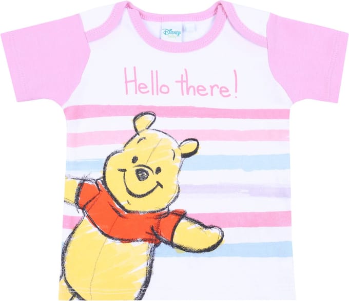 Wit-roze T-shirt Winnie de Poeh Disney