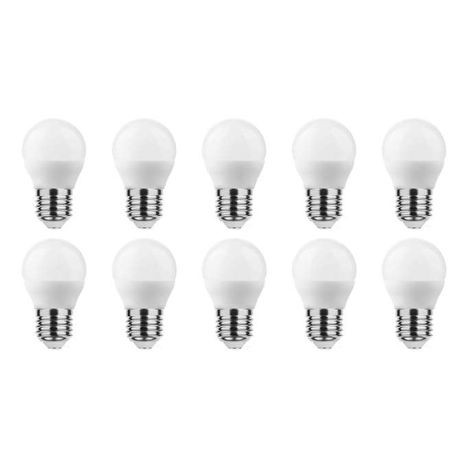 Technik E27 LED Lamp 4.9W - 470lm - 2700K - Warm Wit - LED Globe Mini P45 - Vervangt 40W Halogeen Gloeilamp - 10 stuks