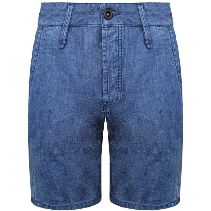 Denham Tokyo Apex Heren Blauwe Denim Shorts