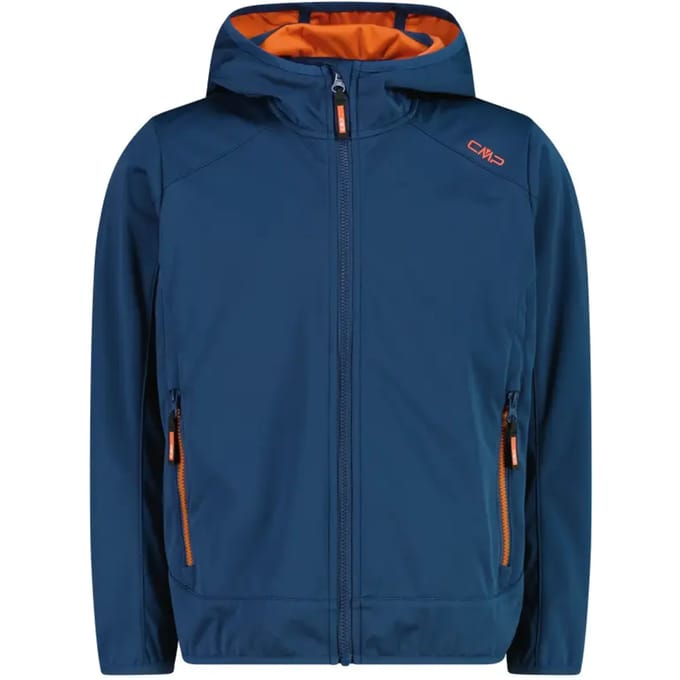 Cmp Fix Hood 39a5134 Softshelljack Blauw 8 Years Kinderen