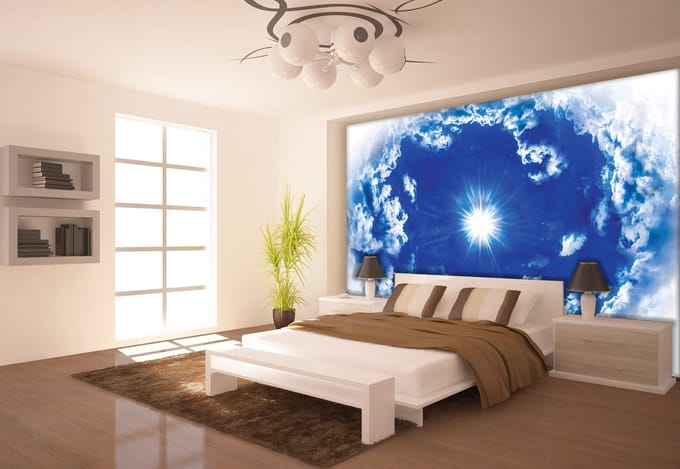 Poster | Blauw | 104 x 70,5 cm