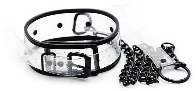 Smart Moves - Collar met Leiband - Transparant