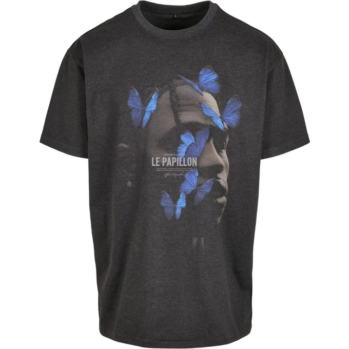 T-shirt met oversized vlinder Upscale