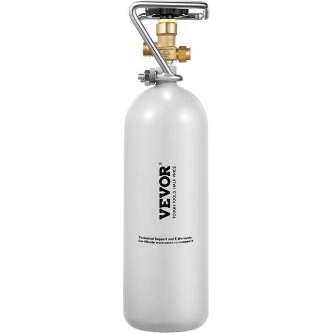 Bouteille de CO2 2 kg Cylindre en alliage avec valve DIN477 Approuvé TUV