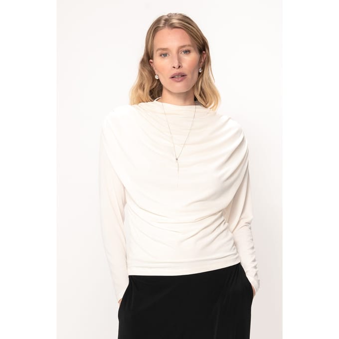 VIVEH Mirel Top Coconut Milk Taglia: 44 | Maglie a manica lunga Outlet | Donna