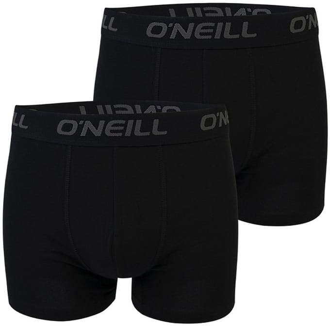 Heren boxershorts | Uni | Merk: O’Neill | Kleur: Zwart | Maat: S t/m XXL | 6 Pack