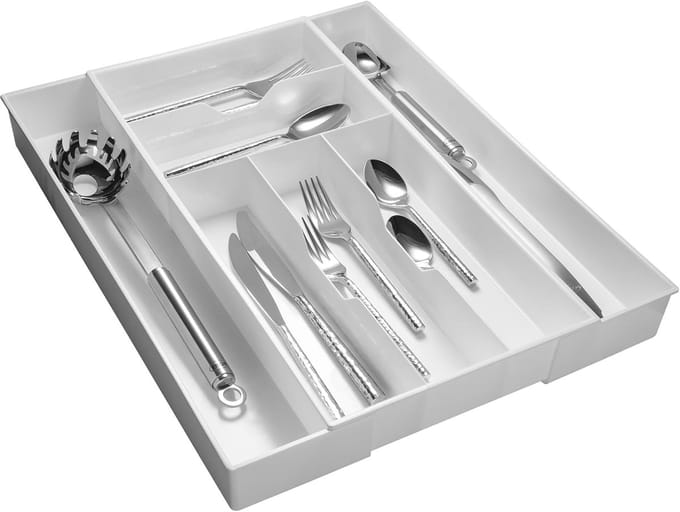Industries Expandable Silverware, Utensil and Cutlery Kitchen Drawer Organizer Tray
