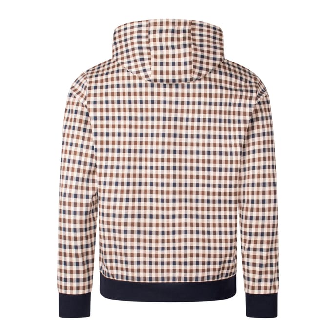 Aquascutum Active Iconic Club Check Beige Hoodie