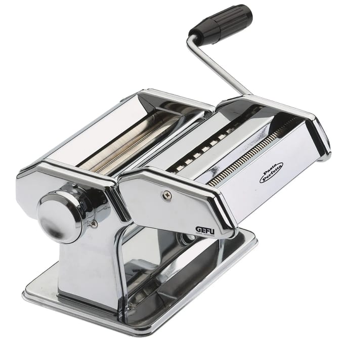 GEFU PASTA PERFETTA DE LUXE Pastamachine – 6 Pastasoorten – Inclusief 3 Opzetstukken – RVS