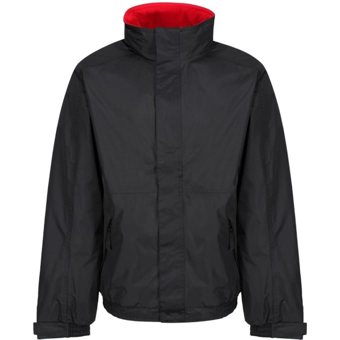 Regatta - Dover Waterdichte Winddichte Jas (Thermo-Guard Isolatie) (Zwart met Rood)