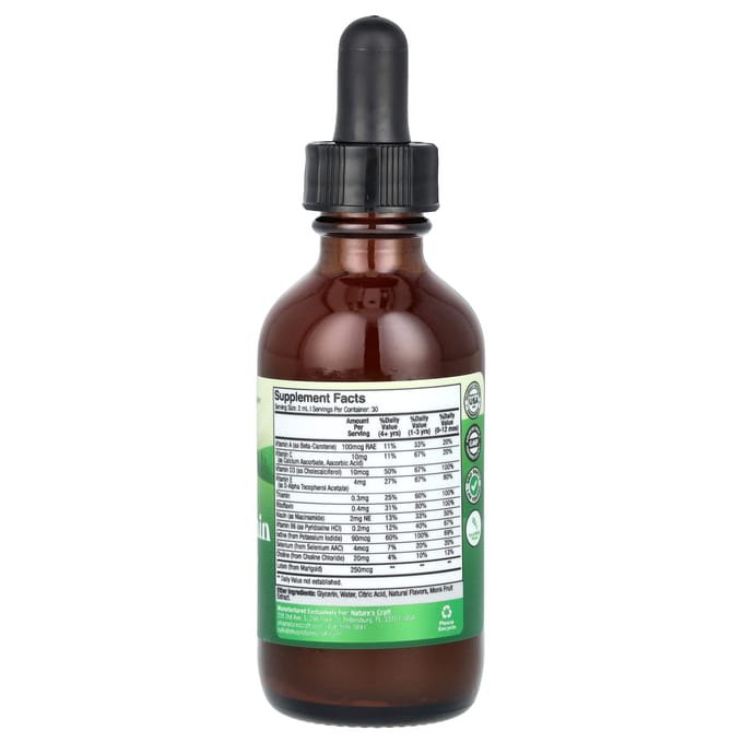 Nature's Craft, kindermultivitamine, suikervrij, sinaasappel, 60 ml