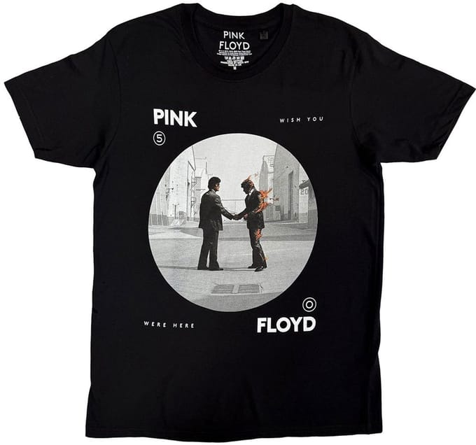 Pink Floyd - Man on Fire Heren Tshirt - M - Zwart