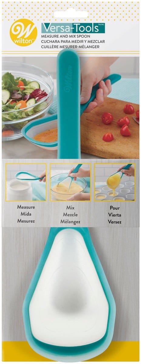 Wilton Versa-Tool Maatlepel - Siliconen Lepel - met Schenktuit - 28 cm
