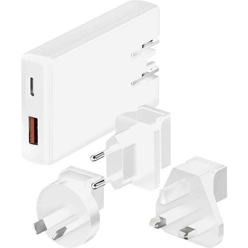 Maxtrack MQ4L Reislader 45 W USB-A, USB-C Fast Charge Mobiel, Extern Snellader, GaN