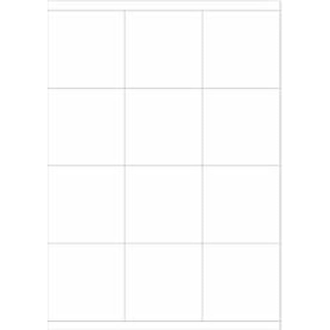 Schäfer Shop Select Universele etiketten, 70,0 x 70,0 mm = 3,5" disc, permanentklever, 1200 stuks