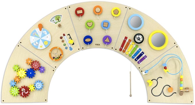 Vigatoys - Wandspeelbord - Cirkelboog - Diameter 162cm