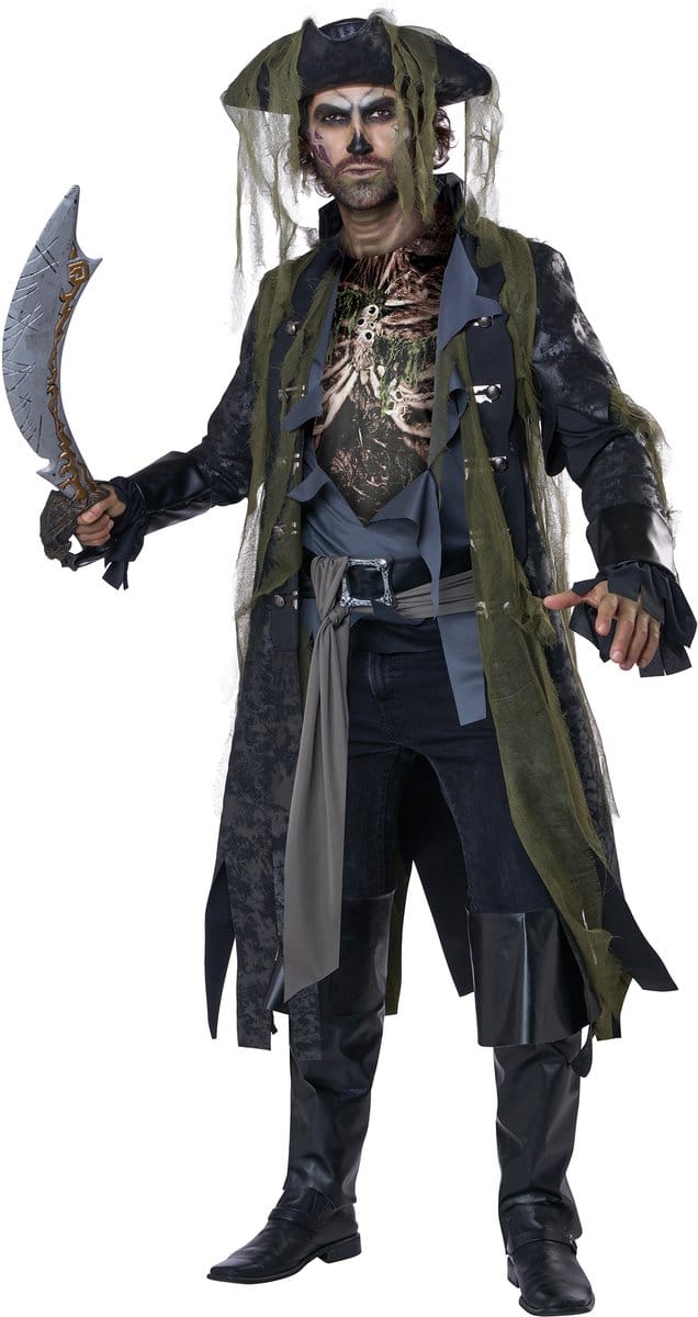 Vegaoo - Deluxe piratenzombiekostuum voor volwassenen