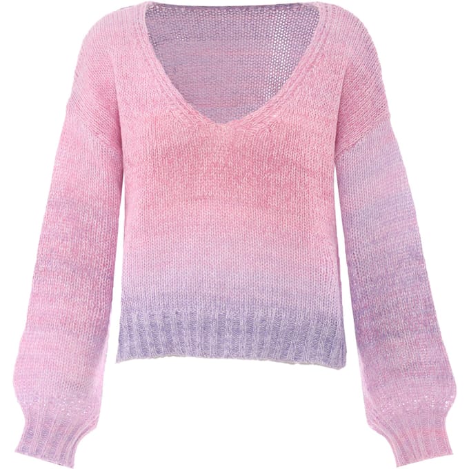 Mymo Jumper Dames PAARS GEBROKEN WIT