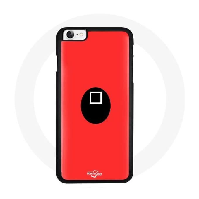 Iphone 7 Case Inktvisspel Vierkant Masker