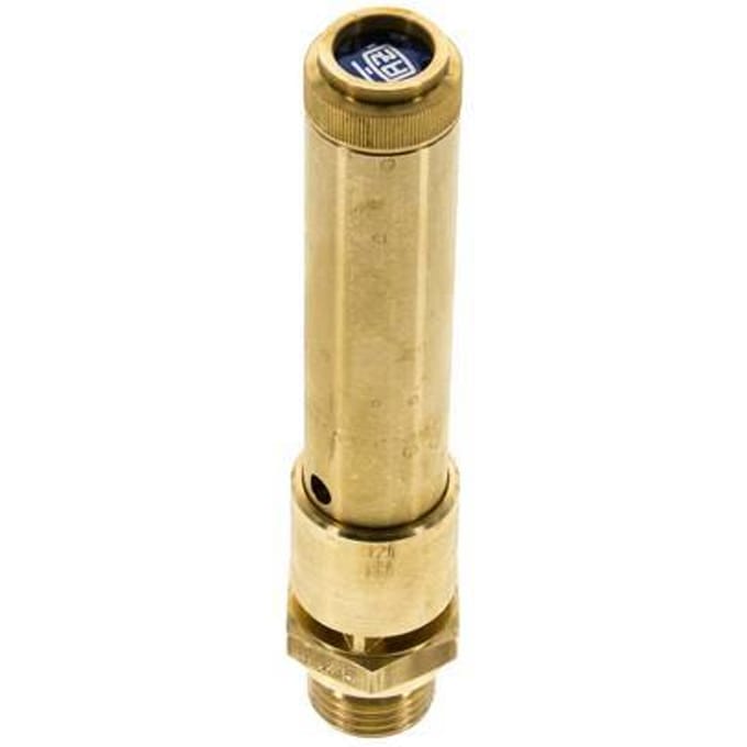 G 1/2'' Messing Vooringesteld Overdrukventiel 47 Bar DN 10 - SFL-B-10-47-012