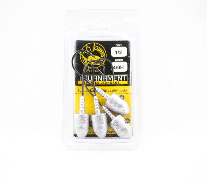 Tackle Tactics TT Tournament Tête plombée 1/2 oz 4/0H 4/paquet (0152)