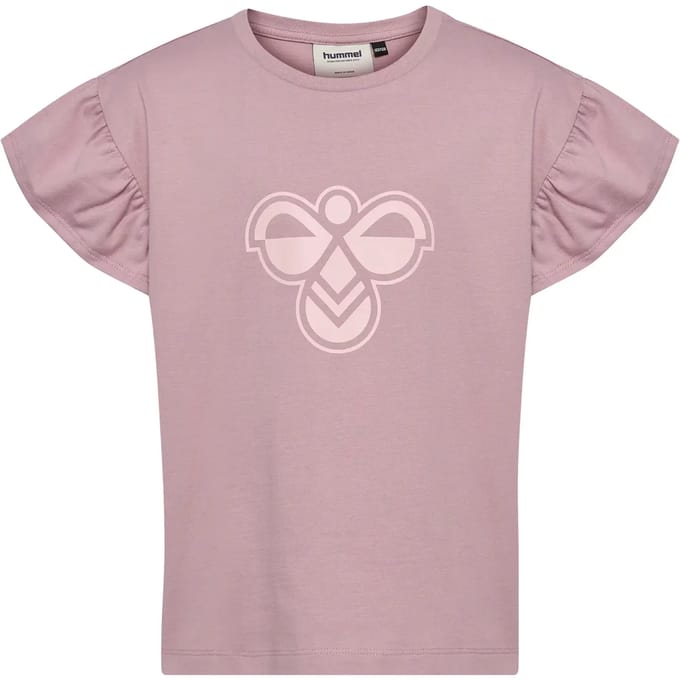 Hummel kinder-T-shirt Hmljr Ruffle Ss Big Bee 233879