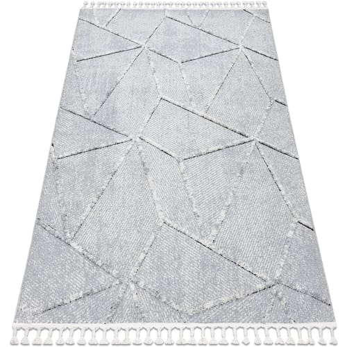 Kleden Rugsx Tapijt SEVILLA Z791C mozaika grijs / wit 80x150 cm