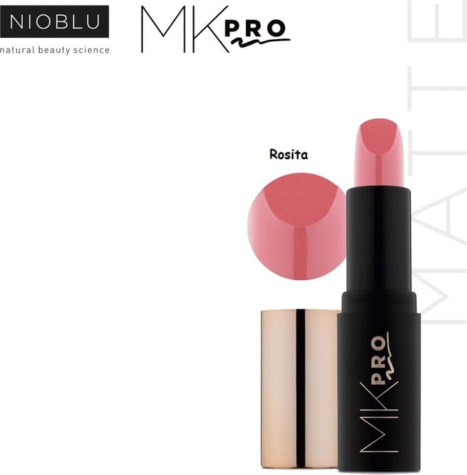NioBlu- MKpro - Hydrating - Matte - Lipstick - SPF 15 - Rosita