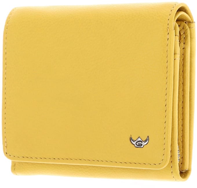 Golden Head Leren portemonnee Madrid RFID Protect RV-Börse 3335 Sonnengelb geel