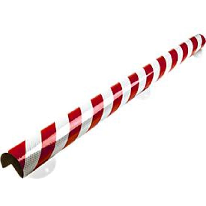 Wall Protection Kit, type A+, 1 m/stuk, wit/rood reflecterend