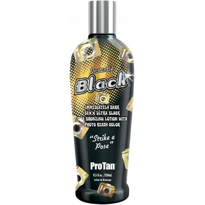 PRO TAN INSTANTLY BLACK 50X DHA Bronzers Zonnebankcreme - 250ml