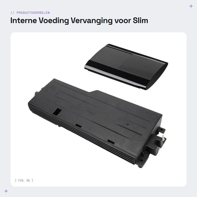 Dailygoods - Interne Voeding Vervanging voor Slim 3000 Console
