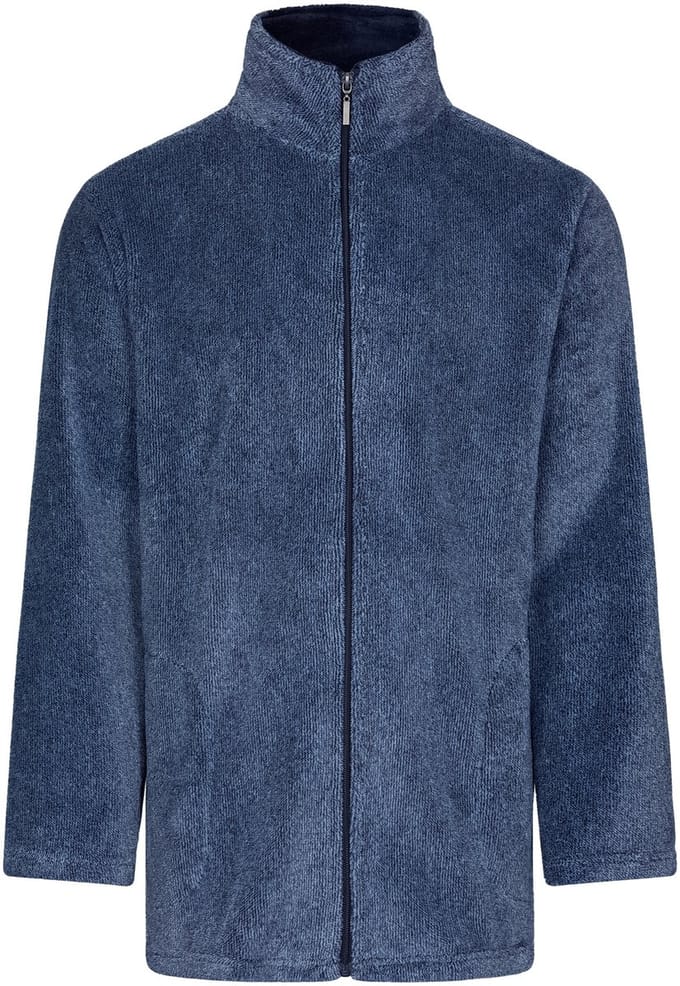 Pastunette - Vest - Indigo Lounge - Fleece - Rits - Blauw - Maat S