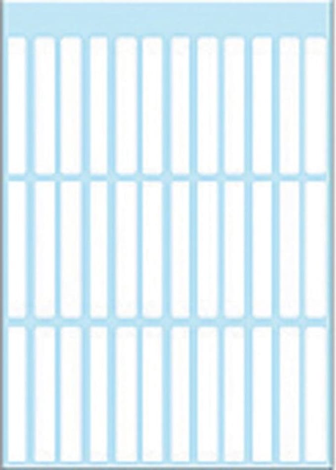 Etiket herma 3735 5x35mm wit 252 st | 10 stuks