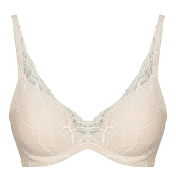 B padded bustier met beugels voor vrouwen Triumph Body Make-Up Illusion Lace