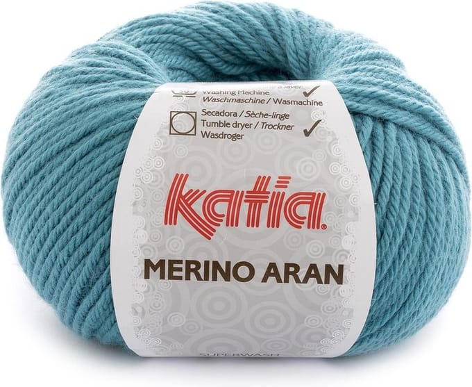 Katia Merino Aran - 73 turquoise - Merinogaren