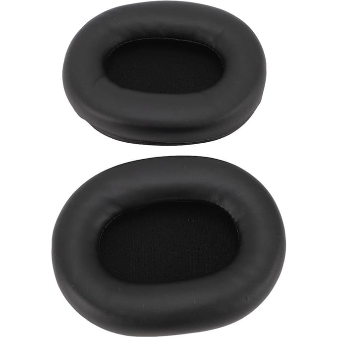 Coussinets d'oreille de remplacement pour INZONE H9 WH G900N H7 WH G700 Cuir protéiné Mousse à mémoire de forme Éponge black