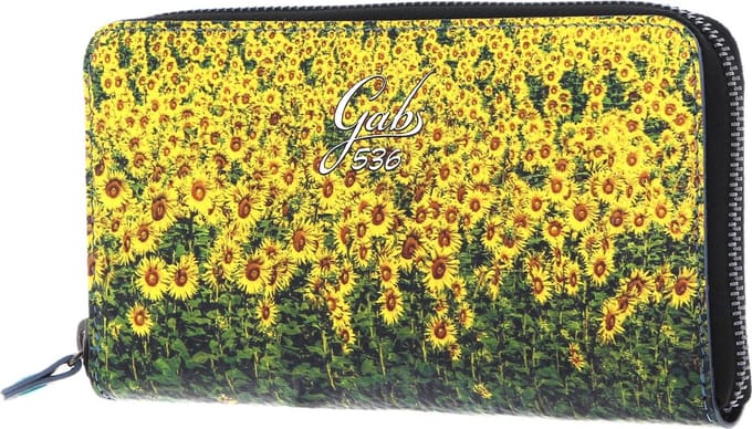 Gabs Leren Portemonnee GMONEY17 Zip Around Wallet Girasoli Geel